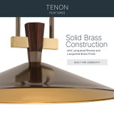 Kichler - 52832LBZLED - LED Pendant - Tenon - Lacquered Bronze