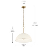 Kichler - 52828CPZLED - LED Pendant - Mikale - Champagne Bronze