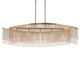 Kichler - 52825CPZ - Five Light Linear Chandelier - Khaite - Champagne Bronze
