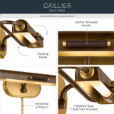 Kichler - 52819LBZ - LED Picture Light - Caillier - Lacquered Bronze