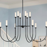 Kichler - 52758BKLED - LED Chandelier - Moraine - Black