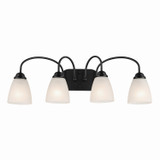 Kichler - 45640BK - Four Light Bath - Jolie - Black