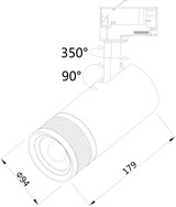 Eurofase - 39714-35-01 - LED Track Head - Focus - Black