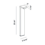 Eurofase - 31911-029 - LED Bollard - Pallito - Black