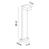 Eurofase - 31909-037 - LED Bollard - Fosfora - Marine Grey