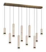 Eurofase - 50129-027 - LED Linear Chandelier - Cambre - Antique Brass
