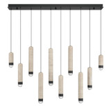 Eurofase - 50129-010 - LED Linear Chandelier - Cambre - Matte Black