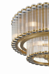 Eurofase - 49169-010 - Nine Light Flush Mount - Glasbury - Gold
