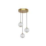 Alora - MP321203NB - LED Pendant - Marni - Natural Brass