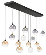 Eurofase - 48940-043 - LED Linear Chandelier - Iissa - Gold-Black Mix