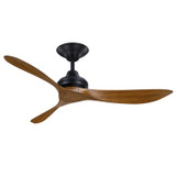 Fanimation - FPD6727BLMKM - 52" Ceiling Fan - Aviara Coastal - Black