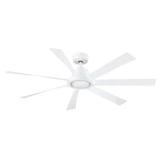Fanimation - FPD7060MW - 60" Ceiling Fan - Lenzi - Matte White