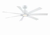 Fanimation - FPD7060MW - 60" Ceiling Fan - Lenzi - Matte White