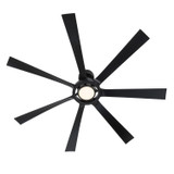 Fanimation - FPD7060BL - 60" Ceiling Fan - Lenzi - Black