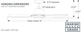 Fanimation - FP6752BNM - 52" Ceiling Fan - Starboard L - Brushed Nickel