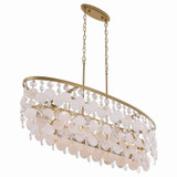 Metropolitan - N1836-870 - Five Light Linear Chandelier - Nova Mara - Painted Legacy Brass