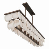Metropolitan - N1546-868 - Eight Light Linear Chandelier - Olyra - Plated Dark Bronze