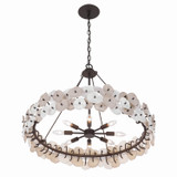 Metropolitan - N1528-860 - Eight Light Pendant - Ravelin - Dark Bronze