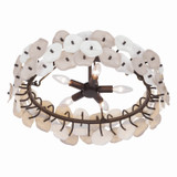 Metropolitan - N1525-860 - Five Light Semi-Flush Mount - Ravelin - Dark Bronze