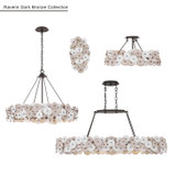 Metropolitan - N1525-860 - Five Light Semi-Flush Mount - Ravelin - Dark Bronze