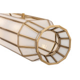 Metropolitan - N5626-732 - Six Light Linear Chandelier - Jaxen - Legacy Brass