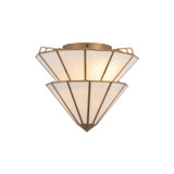 Metropolitan - N5624-732 - Three Light Semi-Flush Mount - Jaxen - Legacy Brass