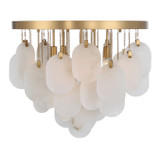 Metropolitan - N3675-732 - Five Light Flush Mount - Velisse - Legacy Brass