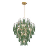 Metropolitan - N3478-G-732 - 13 Light Pendant - Verla Crest - Legacy Brass