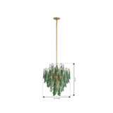 Metropolitan - N3478-G-732 - 13 Light Pendant - Verla Crest - Legacy Brass