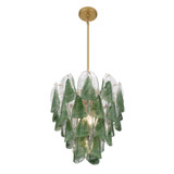 Metropolitan - N3475-G-732 - Five Light Pendant - Verla Crest - Legacy Brass