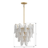 Metropolitan - N3475-732 - Five Light Pendant - Verla Crest - Legacy Brass