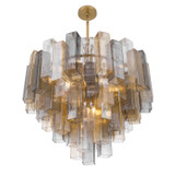 Metropolitan - N3149-MX-732 - 15 Light Pendant - Torvento - Legacy Brass