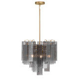 Metropolitan - N3146-GS-732 - Six Light Pendant - Torvento - Legacy Brass