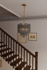 Metropolitan - N3146-GS-732 - Six Light Pendant - Torvento - Legacy Brass
