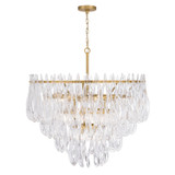 Metropolitan - N3129-732 - 15 Light Pendant - Glassara - Legacy Brass
