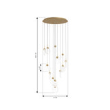 Metropolitan - N2379-732-L - LED Pendant - Briselle - Legacy Brass