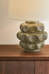 Mitzi - HL1202201-AGB/CML - One Light Table Lamp - Drew - Aged Brass
