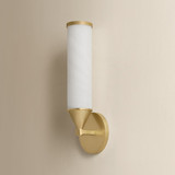 Mitzi - H1184101-AGB - One Light Wall Sconce - Zinnia - Aged Brass