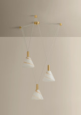Mitzi - H1178803-AGB - Three Light Chandelier - Eileen - Aged Brass