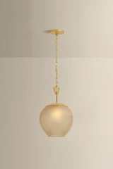 Mitzi - H1174701S-AGB - One Light Pendant - Gilda - Aged Brass