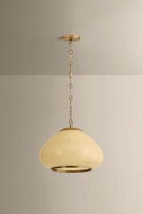 Mitzi - H1169701L-PBR - One Light Pendant - Maliah - Patina Brass
