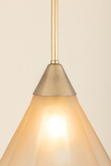 Mitzi - H1096701S-AGB - One Light Pendant - Gabrielle - Aged Brass