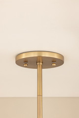 Mitzi - H1096701L-AGB - One Light Pendant - Gabrielle - Aged Brass