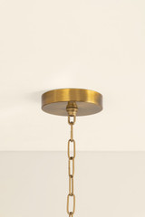 Mitzi - H1084701L-PBR - One Light Chandelier - Amanda - Patina Brass