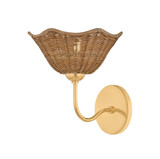 Mitzi - H1101101-AGB - One Light Wall Sconce - Kehlani - Aged Brass