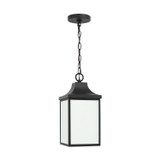 Generation Lighting - GLO1041EN3/TXB - One Light Pendant - Saybrook - Textured Black