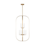 Generation Lighting - GLC1329SB - Nine Light Chandelier - Loretto - Satin Brass