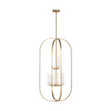 Generation Lighting - GLC1329SB - Nine Light Chandelier - Loretto - Satin Brass
