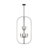 Generation Lighting - GLC1329MBK - Nine Light Chandelier - Loretto - Midnight Black