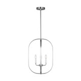 Generation Lighting - GLC1304BS - Four Light Chandelier - Loretto - Brushed Nickel